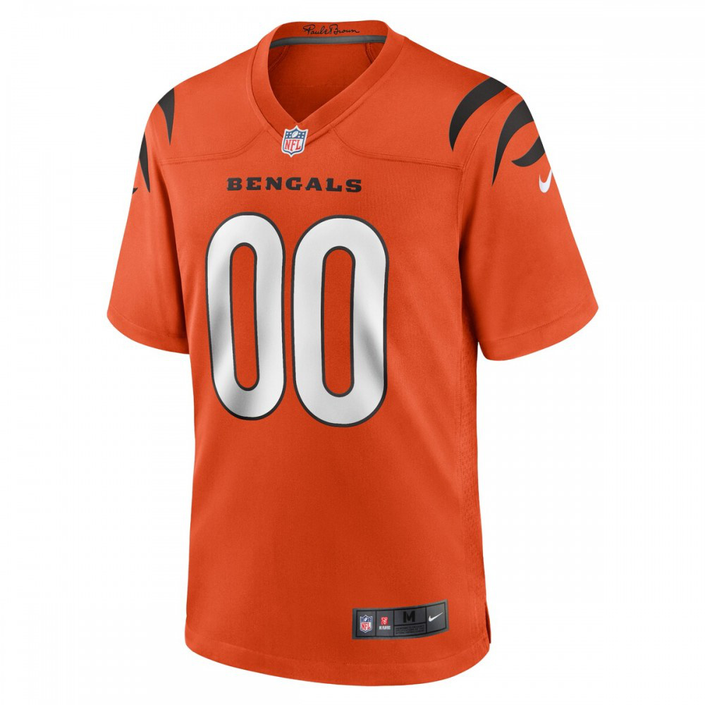 Cincinnati Bengals Nike Youth Alternate Game Custom Jersey - Orange-GridironStore